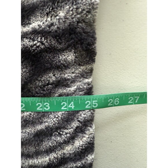 Women’s Zebra Print Faux Fur Jacket Retro Glam Party Night Out Mob Wife Sz 10 - Picture 10 of 10